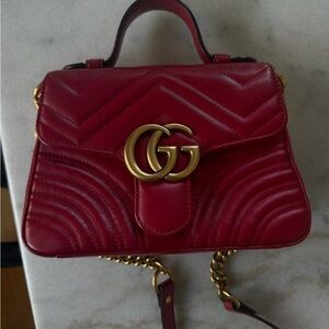 Gucci top marmont handle bag